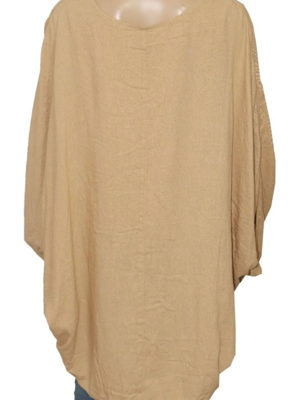 Free People Free Est What A Statement Tunic Top Oat Bran Button Front S